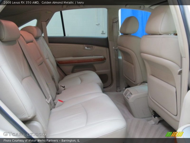 Golden Almond Metallic / Ivory 2008 Lexus RX 350 AWD