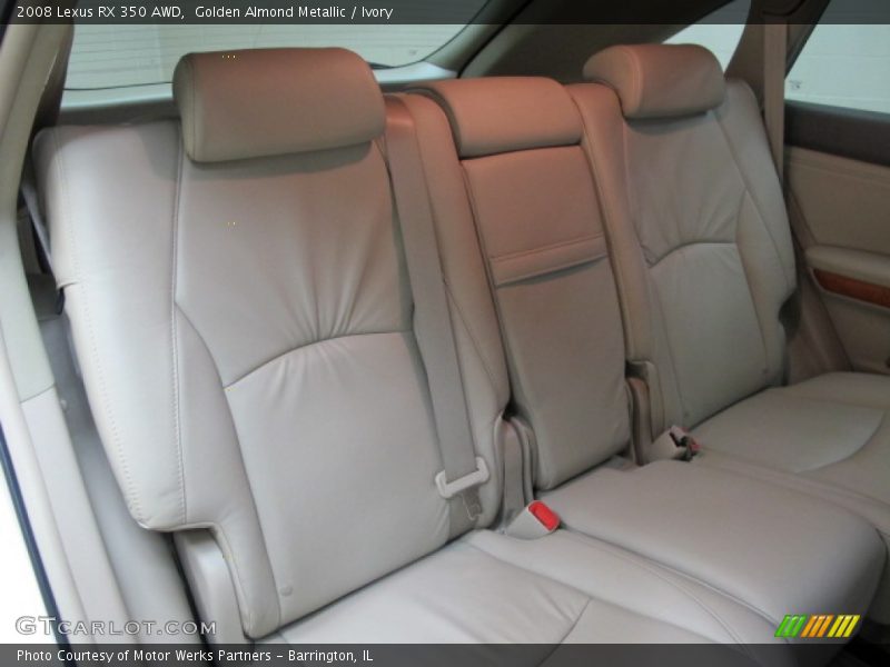 Golden Almond Metallic / Ivory 2008 Lexus RX 350 AWD