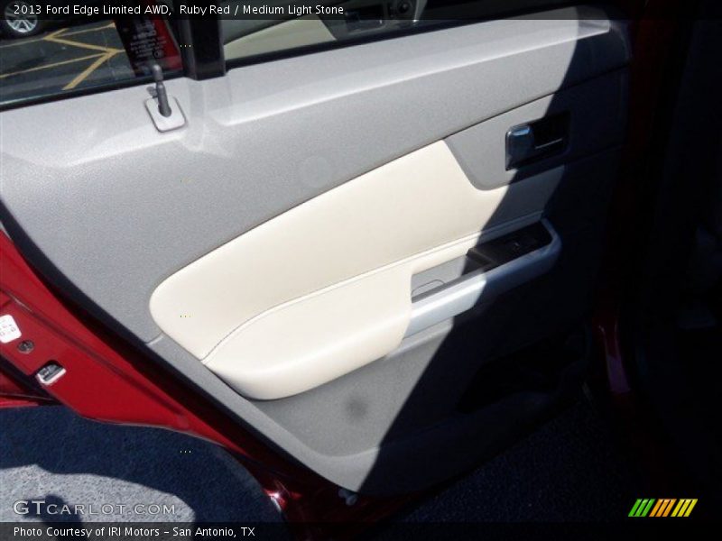 Ruby Red / Medium Light Stone 2013 Ford Edge Limited AWD