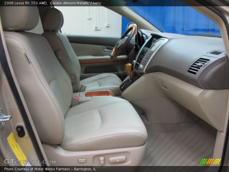 Golden Almond Metallic / Ivory 2008 Lexus RX 350 AWD