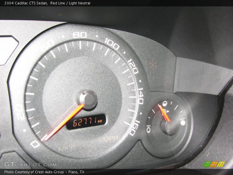 Red Line / Light Neutral 2004 Cadillac CTS Sedan