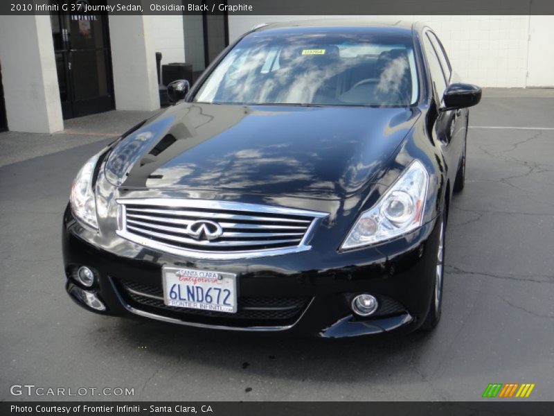 Obsidian Black / Graphite 2010 Infiniti G 37 Journey Sedan
