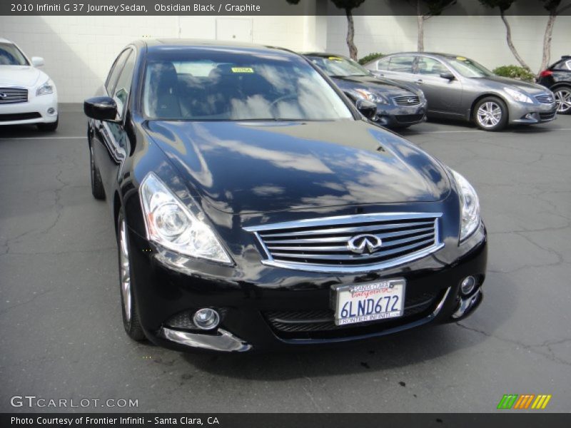 Obsidian Black / Graphite 2010 Infiniti G 37 Journey Sedan