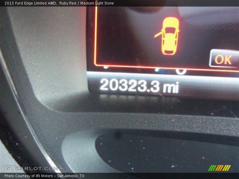 Ruby Red / Medium Light Stone 2013 Ford Edge Limited AWD