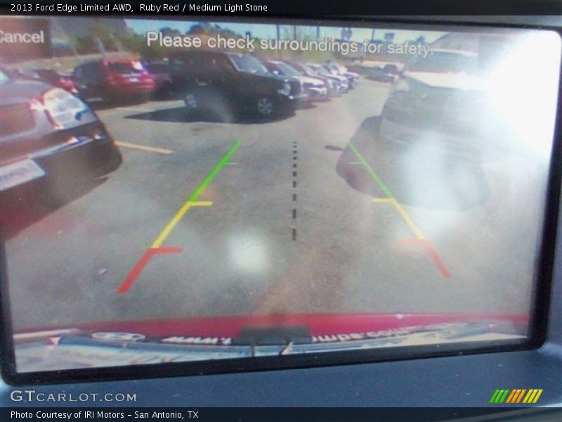 Ruby Red / Medium Light Stone 2013 Ford Edge Limited AWD