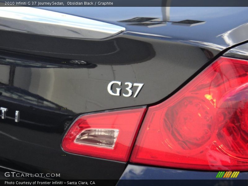 Obsidian Black / Graphite 2010 Infiniti G 37 Journey Sedan