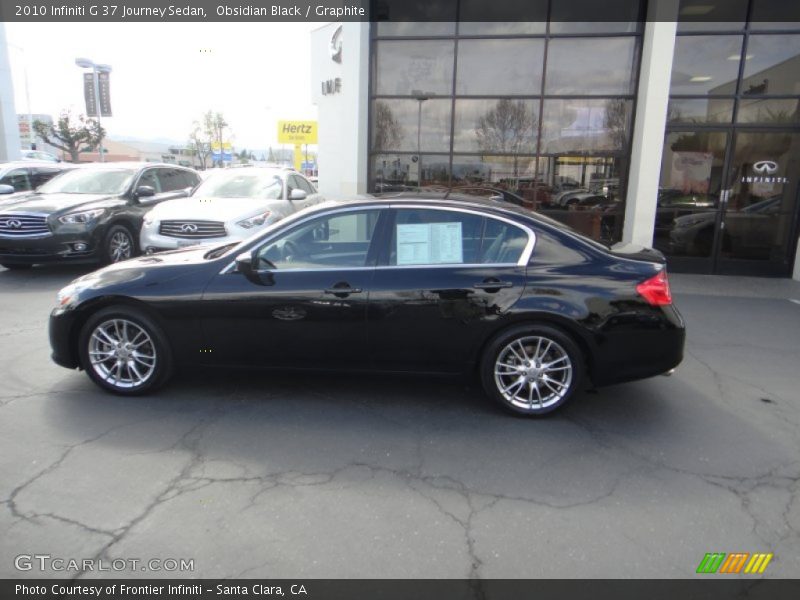 Obsidian Black / Graphite 2010 Infiniti G 37 Journey Sedan