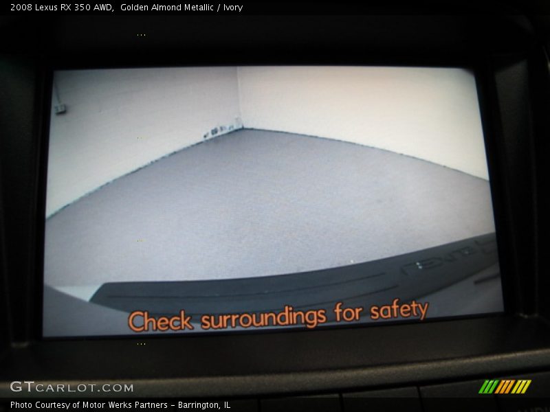 Golden Almond Metallic / Ivory 2008 Lexus RX 350 AWD