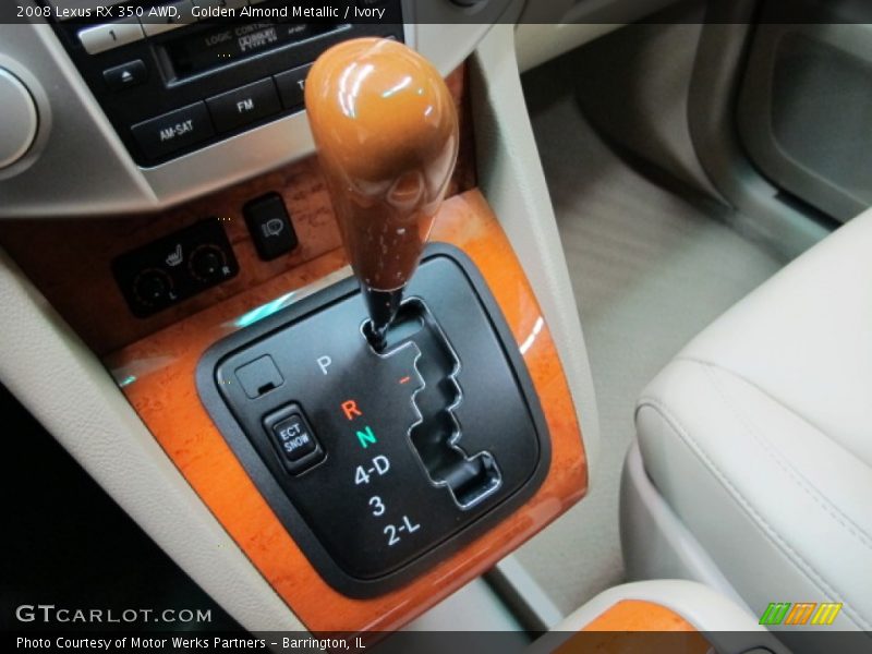 Golden Almond Metallic / Ivory 2008 Lexus RX 350 AWD