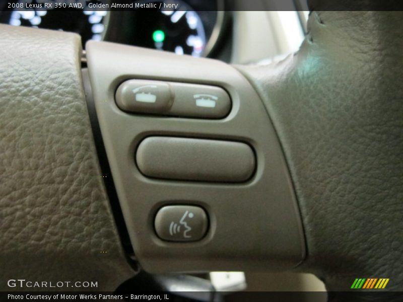 Golden Almond Metallic / Ivory 2008 Lexus RX 350 AWD