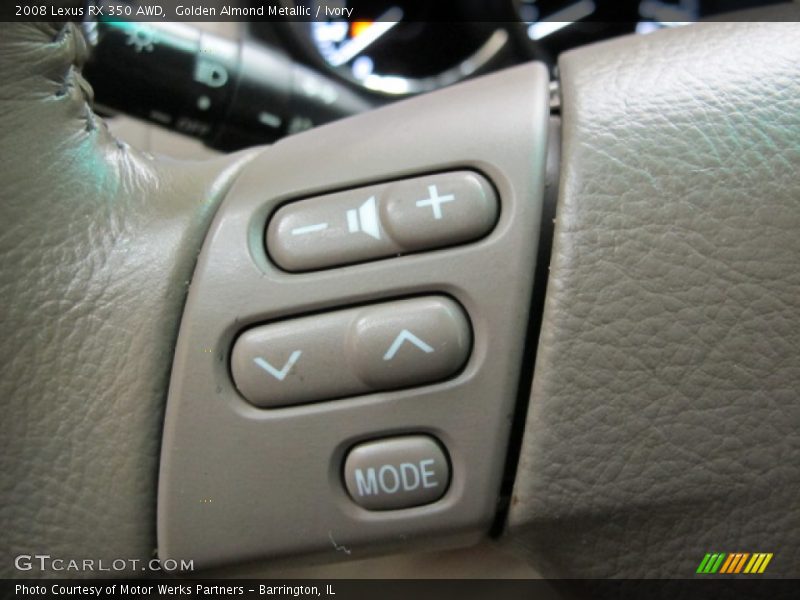 Golden Almond Metallic / Ivory 2008 Lexus RX 350 AWD