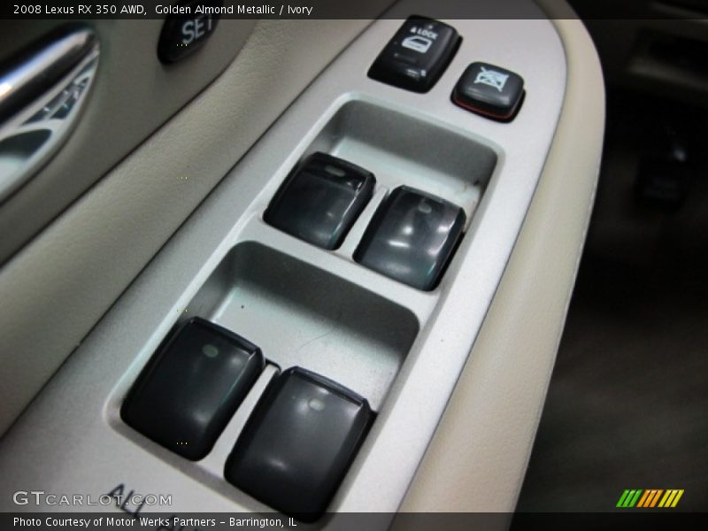 Golden Almond Metallic / Ivory 2008 Lexus RX 350 AWD