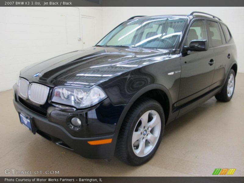 Jet Black / Black 2007 BMW X3 3.0si