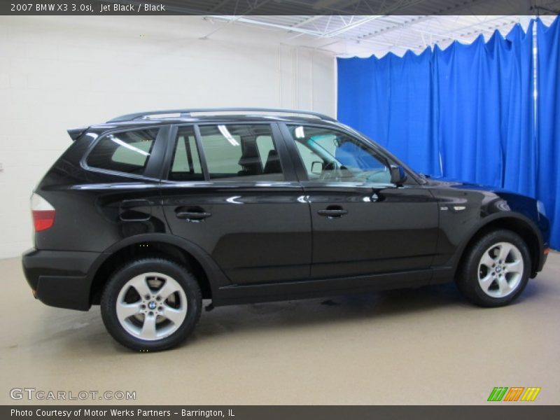 Jet Black / Black 2007 BMW X3 3.0si