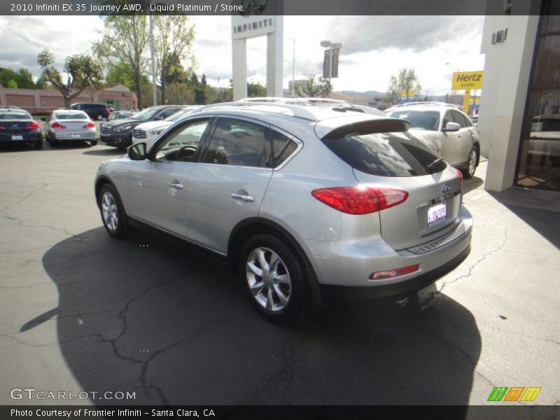 Liquid Platinum / Stone 2010 Infiniti EX 35 Journey AWD