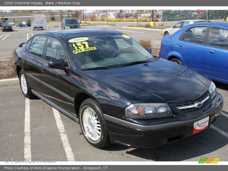 Black / Medium Gray 2000 Chevrolet Impala