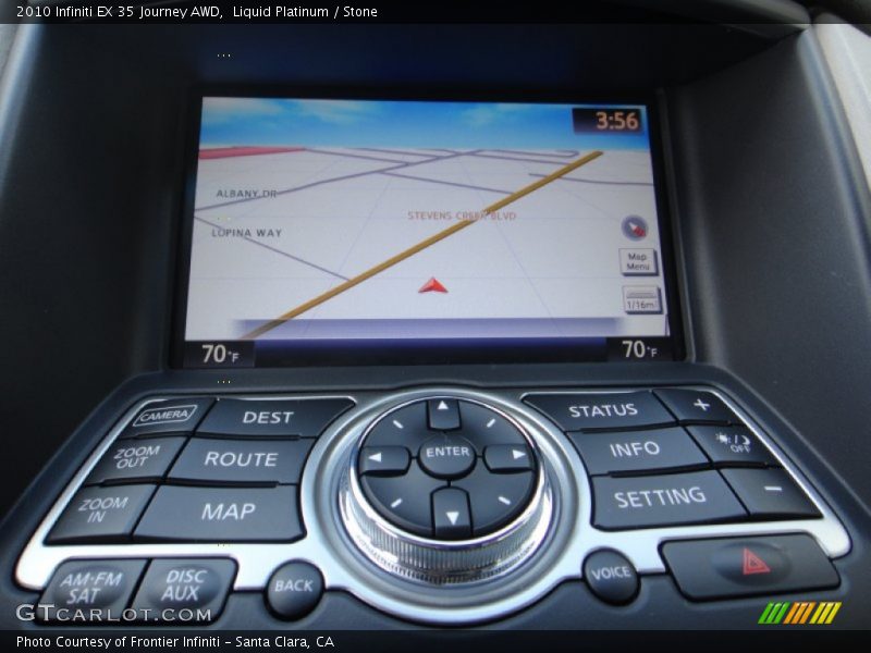 Liquid Platinum / Stone 2010 Infiniti EX 35 Journey AWD