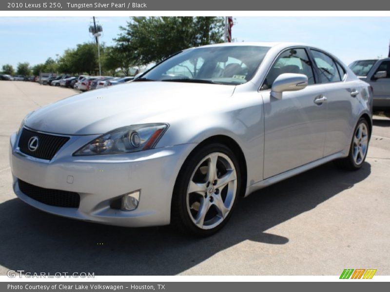 Tungsten Silver Pearl / Black 2010 Lexus IS 250