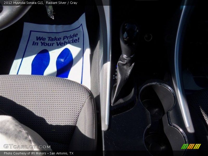 Radiant Silver / Gray 2012 Hyundai Sonata GLS