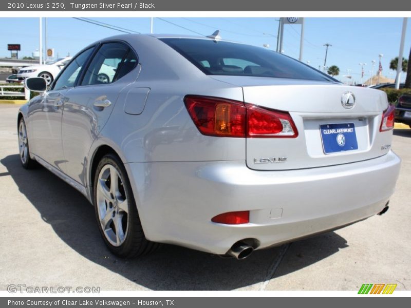 Tungsten Silver Pearl / Black 2010 Lexus IS 250