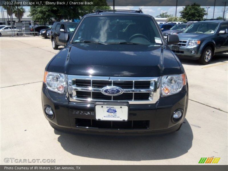 Ebony Black / Charcoal Black 2012 Ford Escape XLT