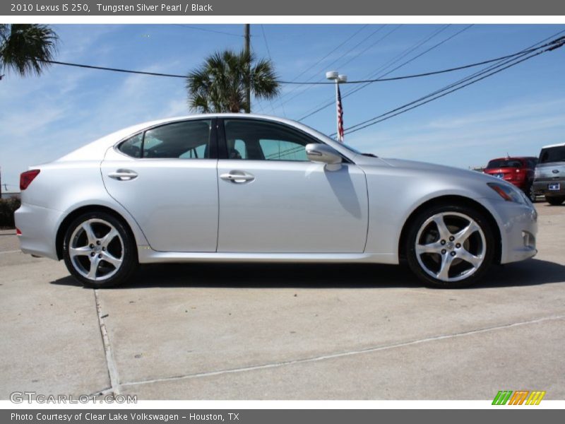 Tungsten Silver Pearl / Black 2010 Lexus IS 250