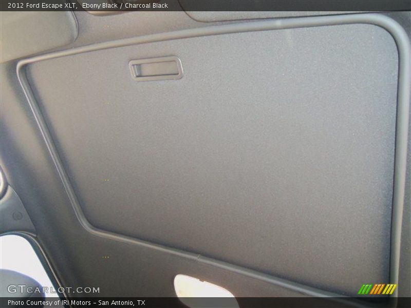 Ebony Black / Charcoal Black 2012 Ford Escape XLT