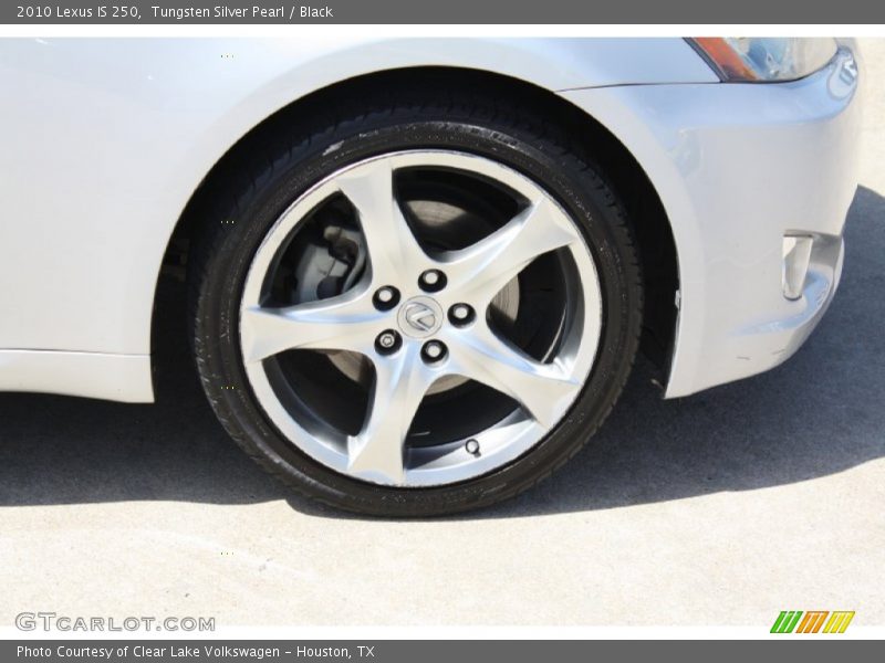Tungsten Silver Pearl / Black 2010 Lexus IS 250