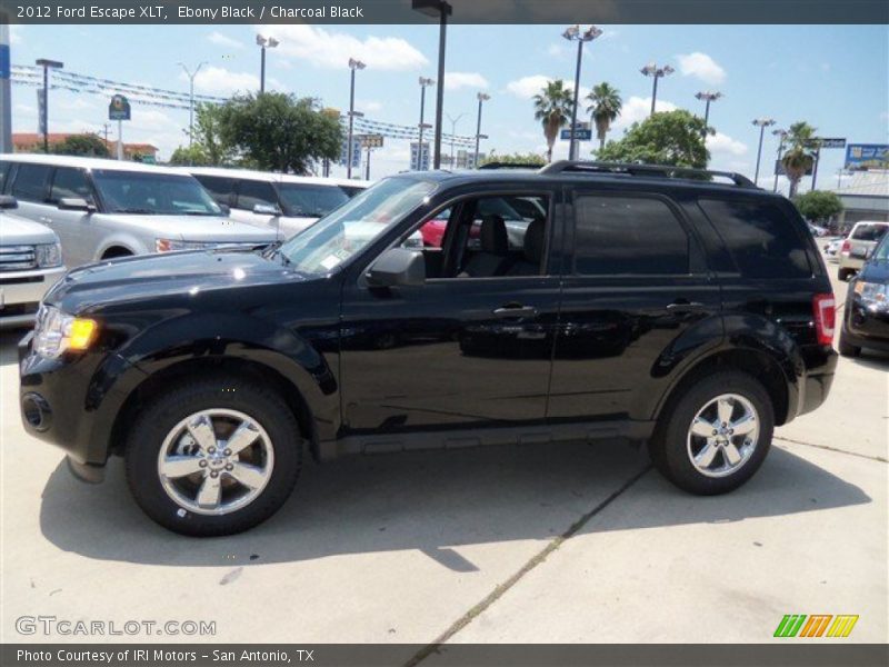 Ebony Black / Charcoal Black 2012 Ford Escape XLT