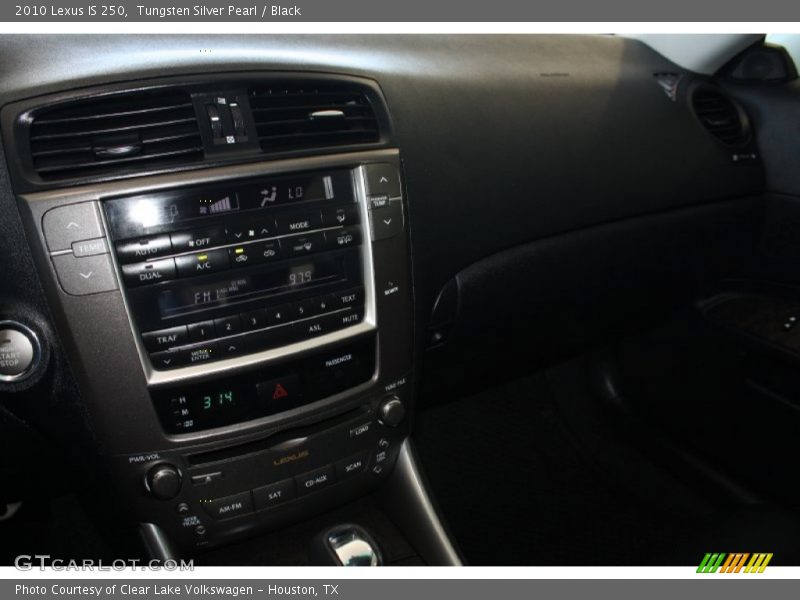 Tungsten Silver Pearl / Black 2010 Lexus IS 250