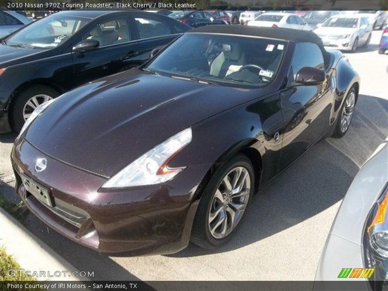 Black Cherry / Black Leather 2010 Nissan 370Z Touring Roadster
