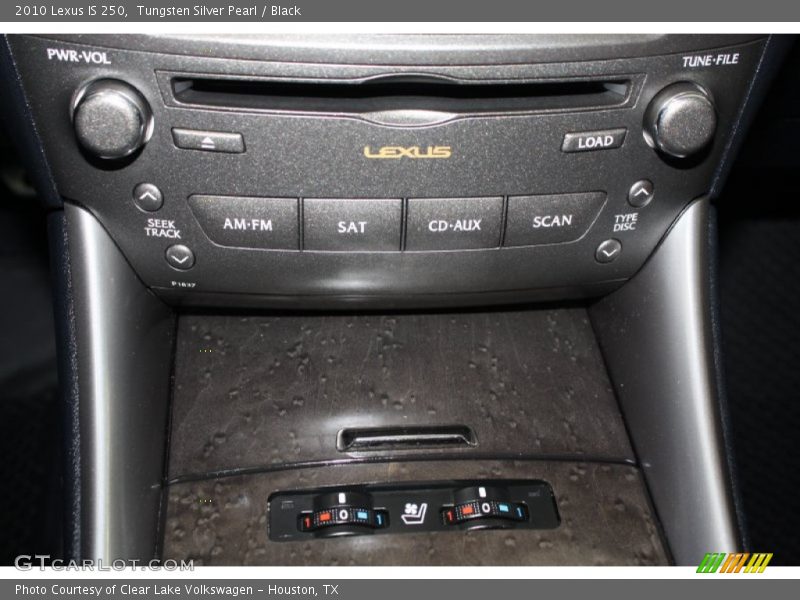 Tungsten Silver Pearl / Black 2010 Lexus IS 250
