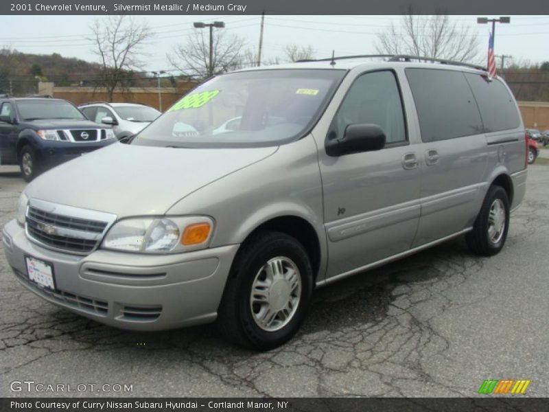 Silvermist Metallic / Medium Gray 2001 Chevrolet Venture