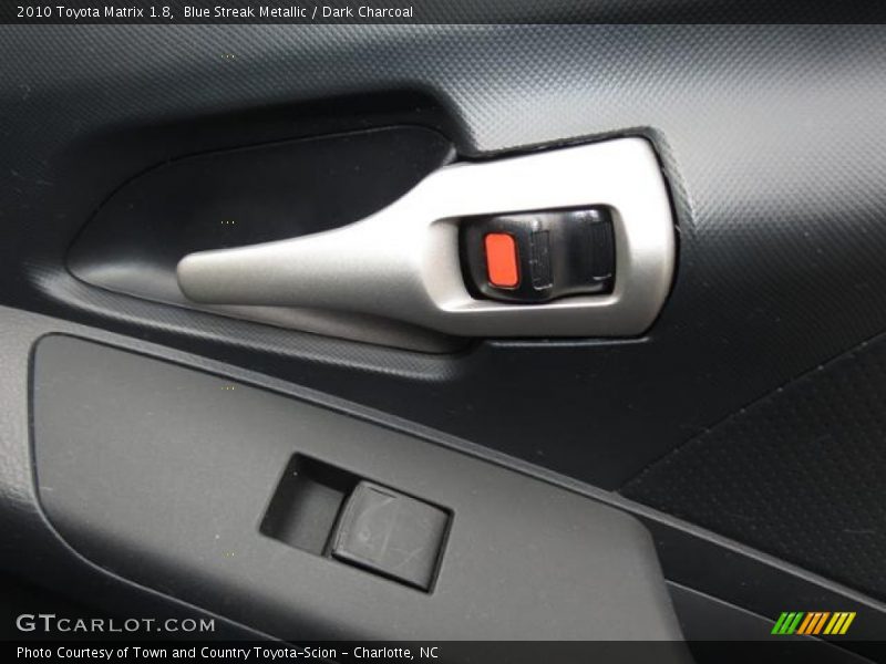 Blue Streak Metallic / Dark Charcoal 2010 Toyota Matrix 1.8