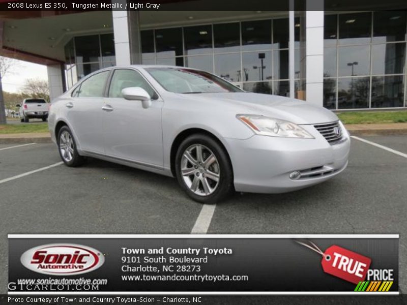 Tungsten Metallic / Light Gray 2008 Lexus ES 350