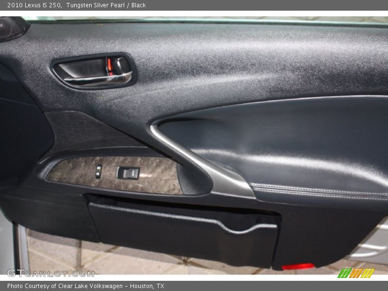 Tungsten Silver Pearl / Black 2010 Lexus IS 250