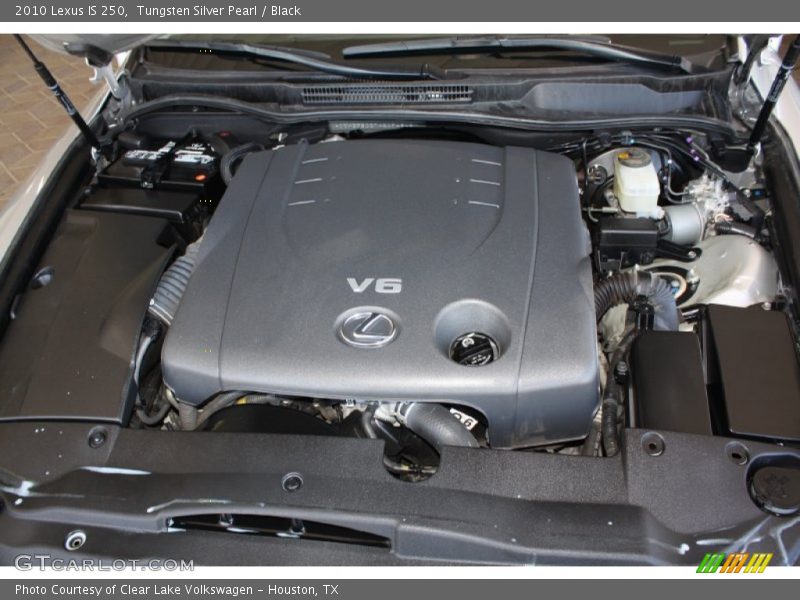 Tungsten Silver Pearl / Black 2010 Lexus IS 250