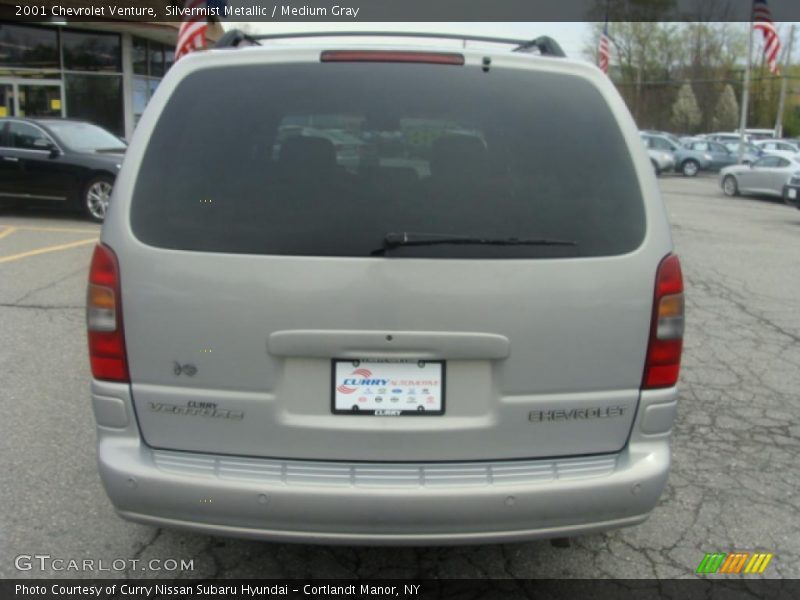 Silvermist Metallic / Medium Gray 2001 Chevrolet Venture