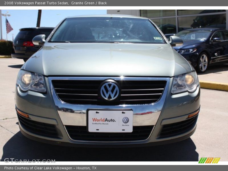 Granite Green / Black 2008 Volkswagen Passat Turbo Sedan
