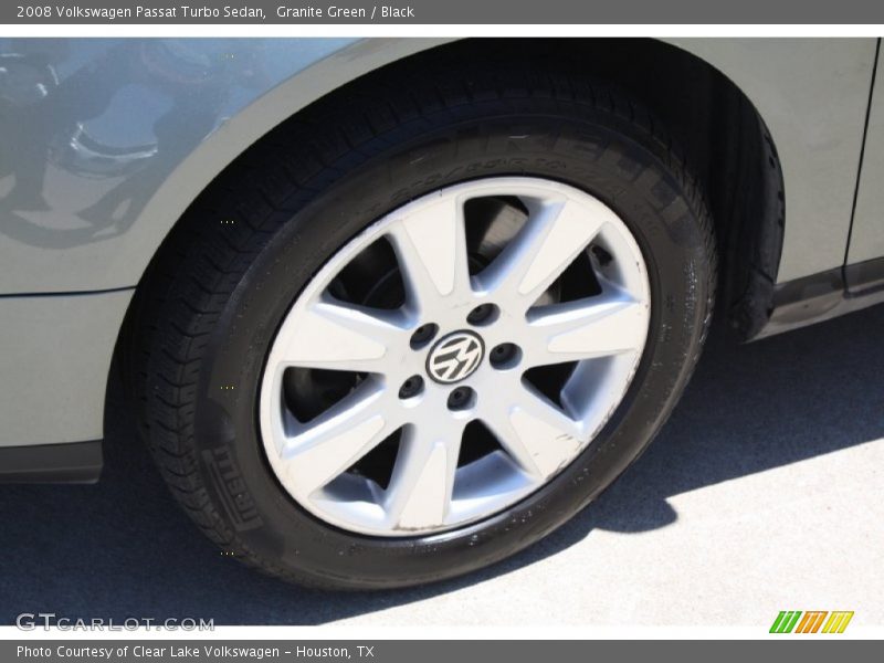 Granite Green / Black 2008 Volkswagen Passat Turbo Sedan