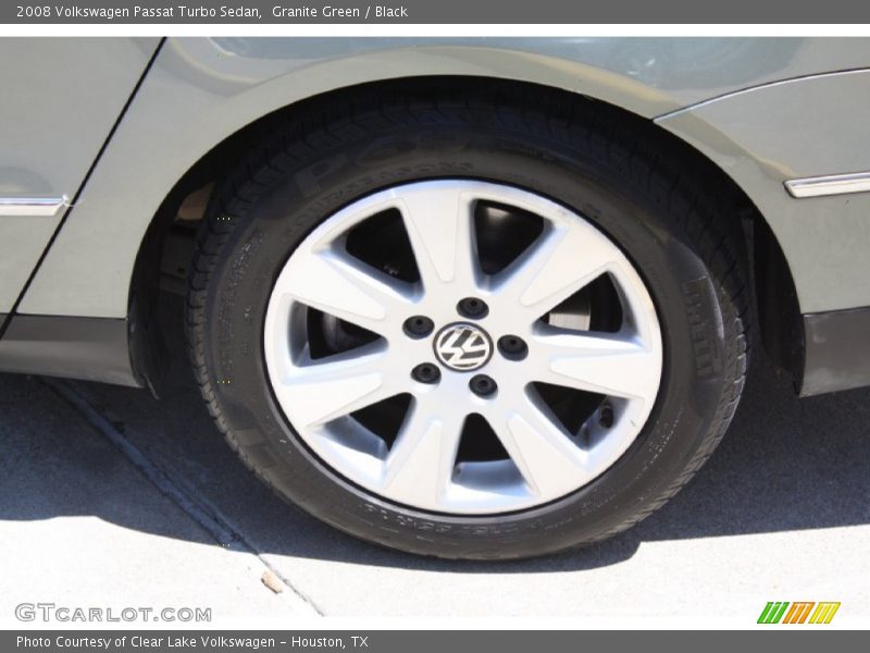 Granite Green / Black 2008 Volkswagen Passat Turbo Sedan