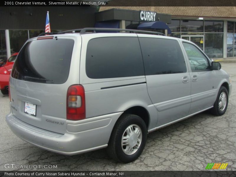 Silvermist Metallic / Medium Gray 2001 Chevrolet Venture