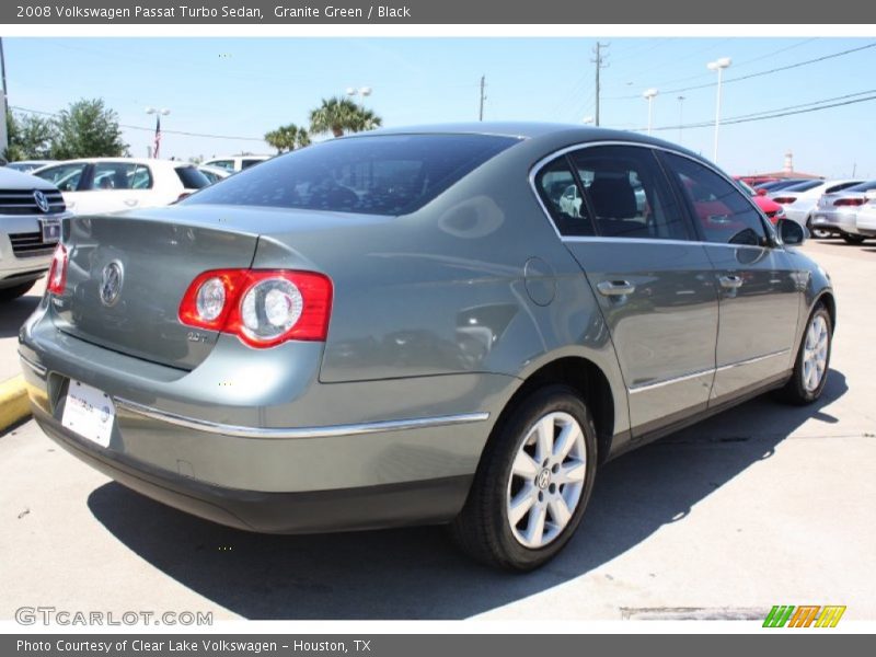Granite Green / Black 2008 Volkswagen Passat Turbo Sedan