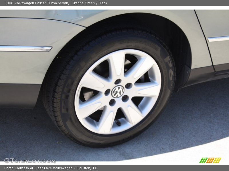 Granite Green / Black 2008 Volkswagen Passat Turbo Sedan