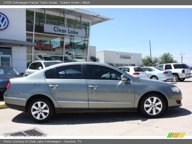 Granite Green / Black 2008 Volkswagen Passat Turbo Sedan