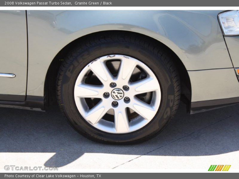 Granite Green / Black 2008 Volkswagen Passat Turbo Sedan