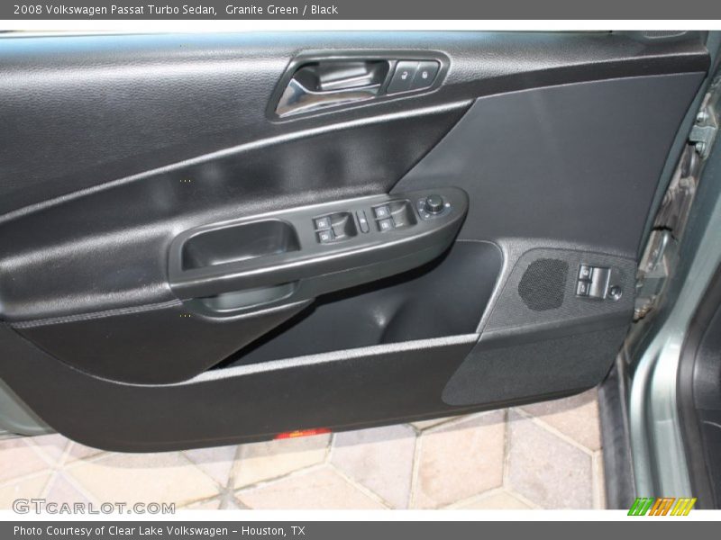 Granite Green / Black 2008 Volkswagen Passat Turbo Sedan