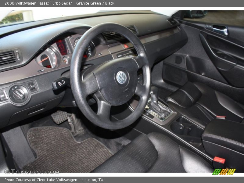 Granite Green / Black 2008 Volkswagen Passat Turbo Sedan