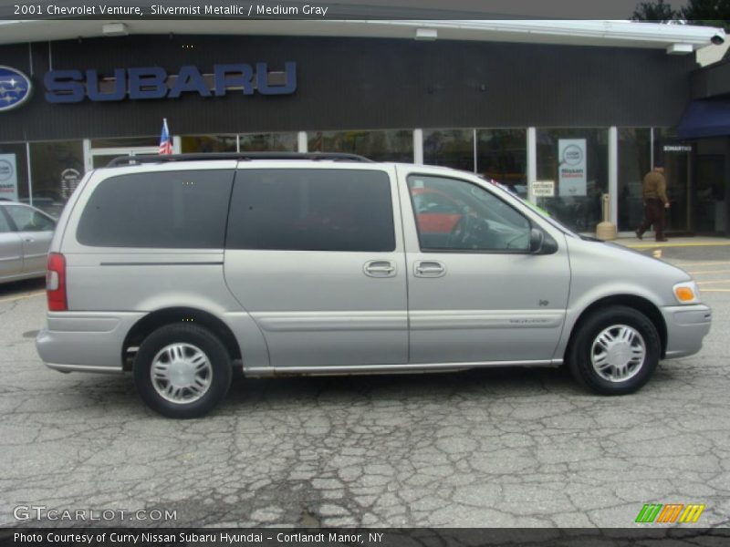 Silvermist Metallic / Medium Gray 2001 Chevrolet Venture