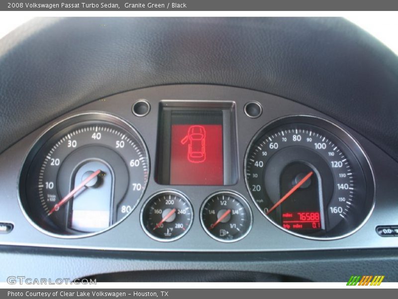 Granite Green / Black 2008 Volkswagen Passat Turbo Sedan